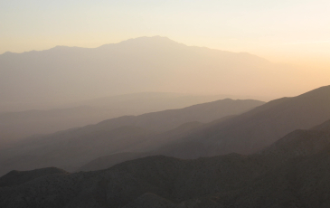 Image of air pollution in Joshua Tree National Park